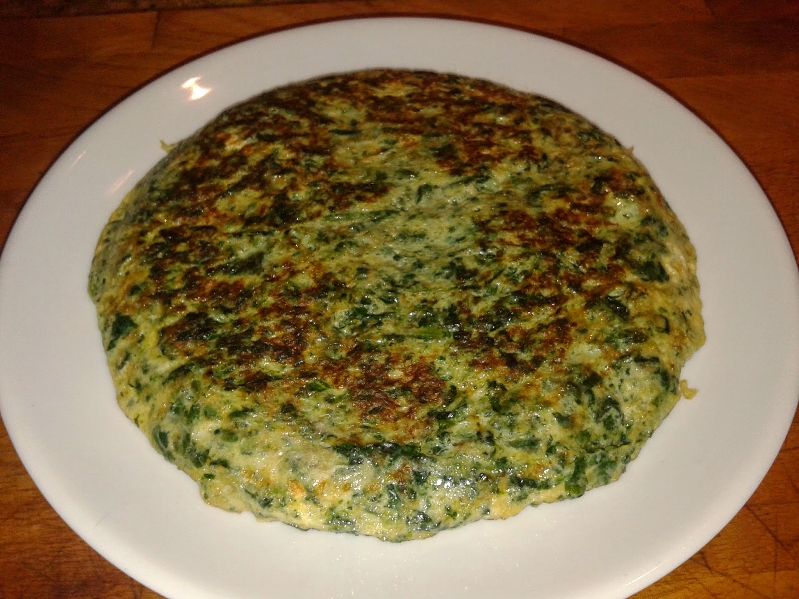 Las recetas de Feli TORTILLA DE ESPINACAS