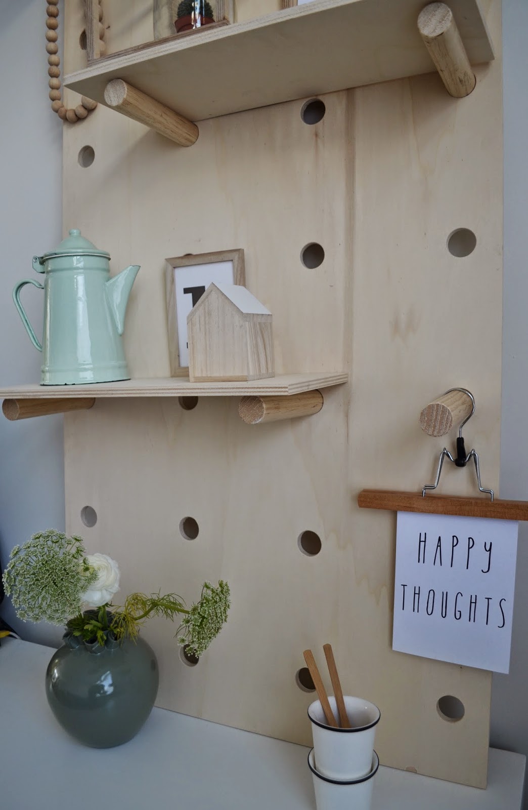 3x anders: wandbord (gezien in eigen huis & tuin)