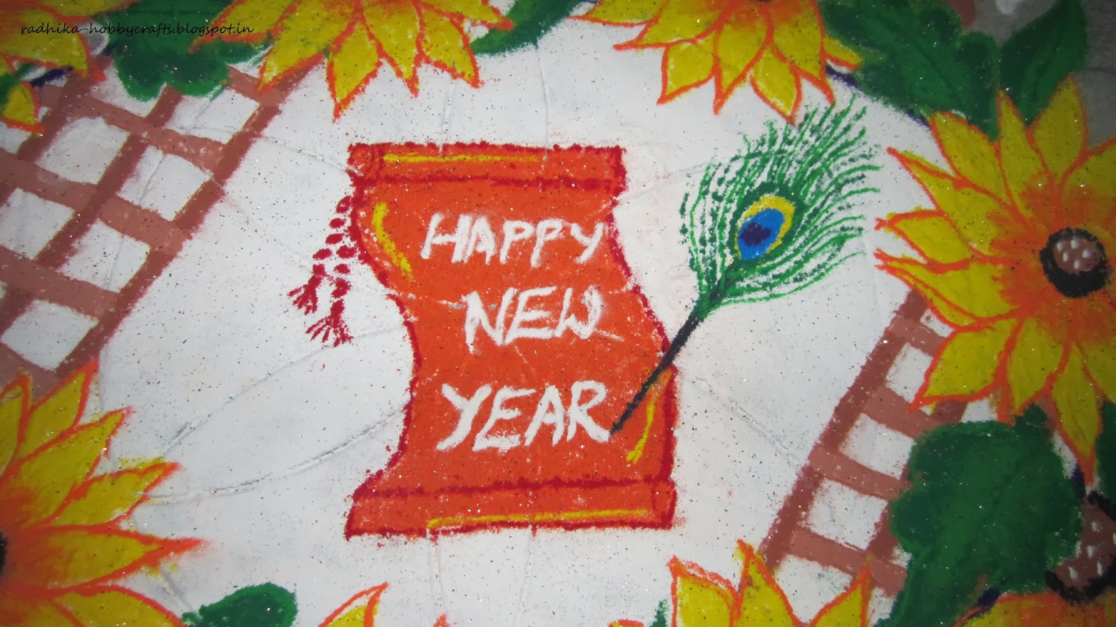 Hobby Crafts :): New year Rangoli