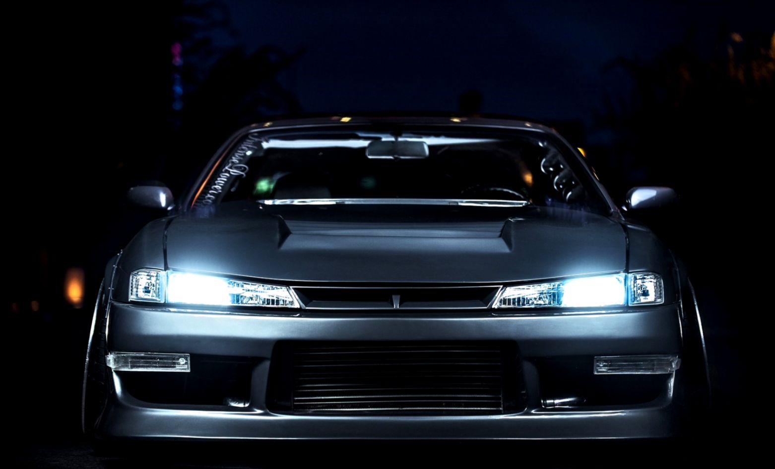 Nissan Silvia S14 Lights Night HD Wallpaper FreeWallsUp Nissan Silvia S14 Lights Night HD Wallpaper FreeWallsUp