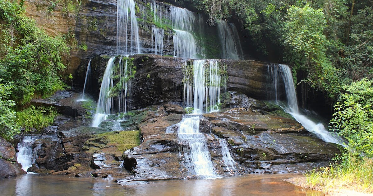 NC Waterfall Hikes Fall Creek Falls, Oconee County, SC