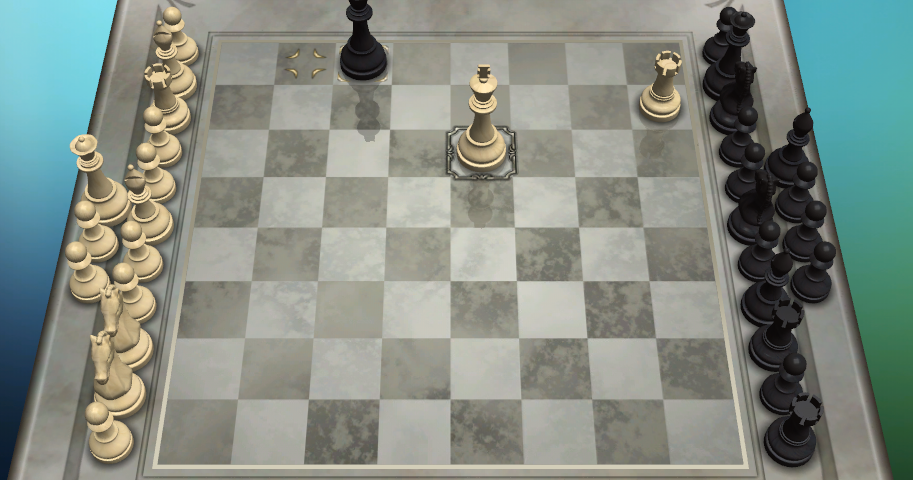 Jogo de xadrez o rei está em xeque-mate