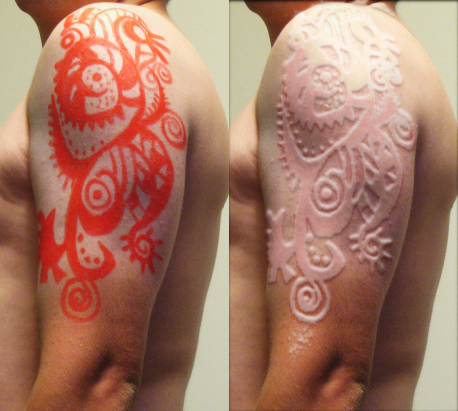 The Process Of Scarification Refers To