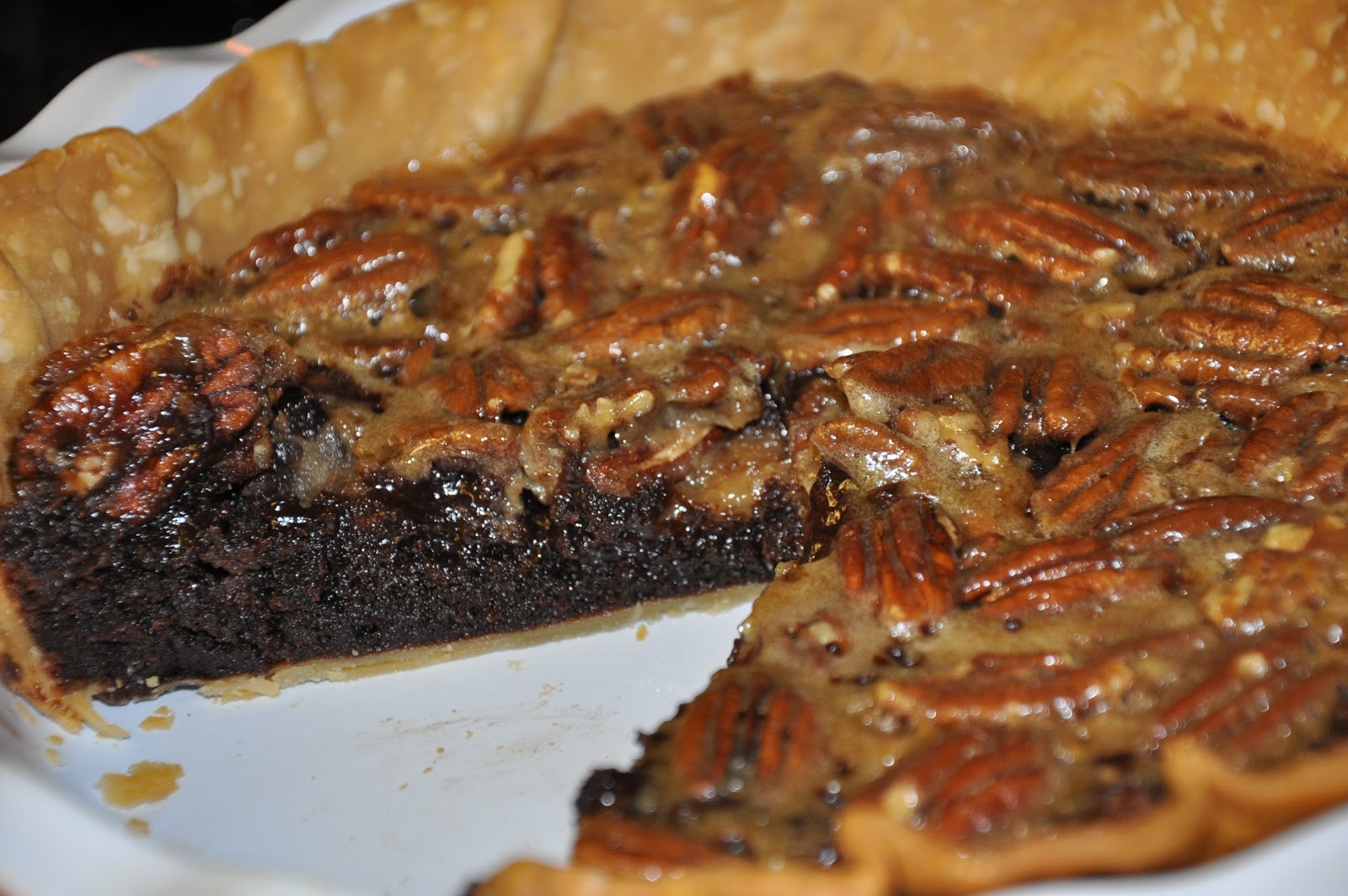 Elizabeth Ann's Recipe Box Brownie Pecan Pie