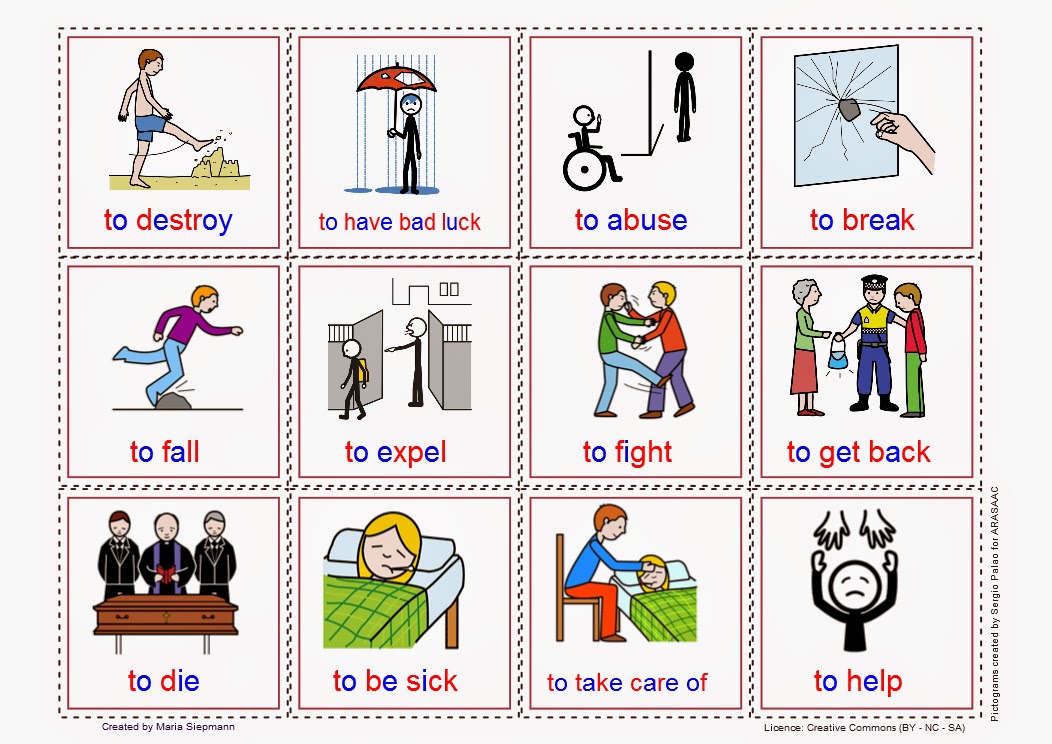 Babel Free Language/Speech Therapy Resources. (PECS/ Montessori) Cards Good Actions, Bad