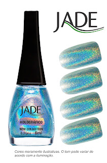 Coleção Esmaltes Jade Rainbow Effect Holográfico