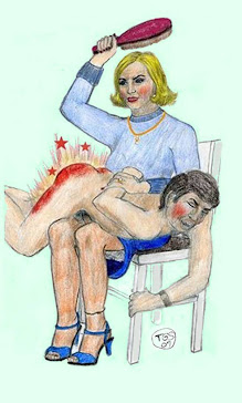 I believe a severe spanking should include the thighs!!!