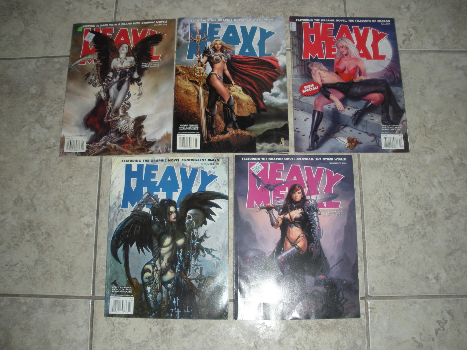 Cuervoscuro: Vendo mi colección de Heavy Metal Magazine