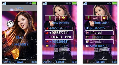少女時代SonyEricsson手機主題for Aino Style2﹝240x432﹞