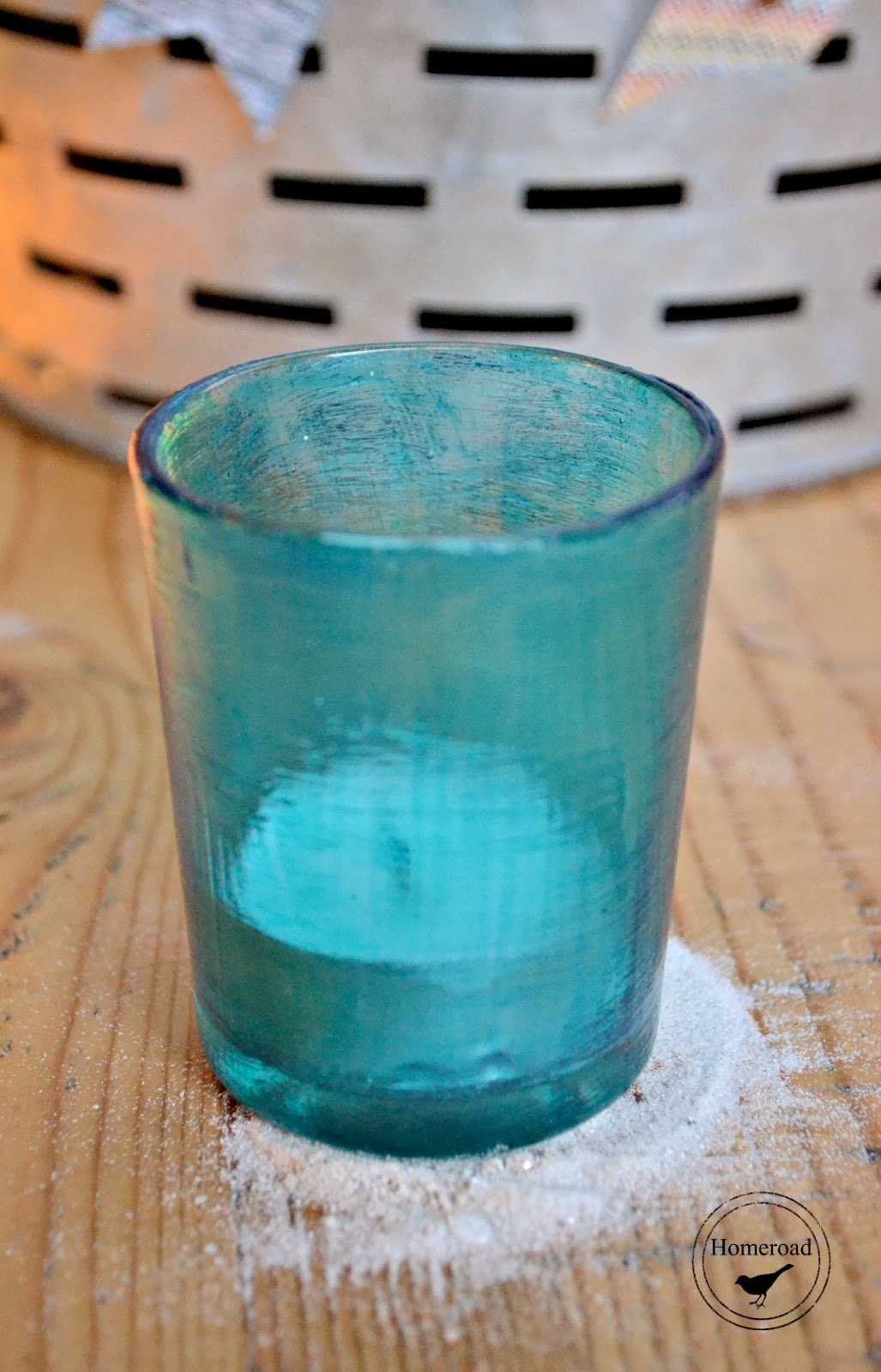 DIY Sea Glass Votives Homeroad