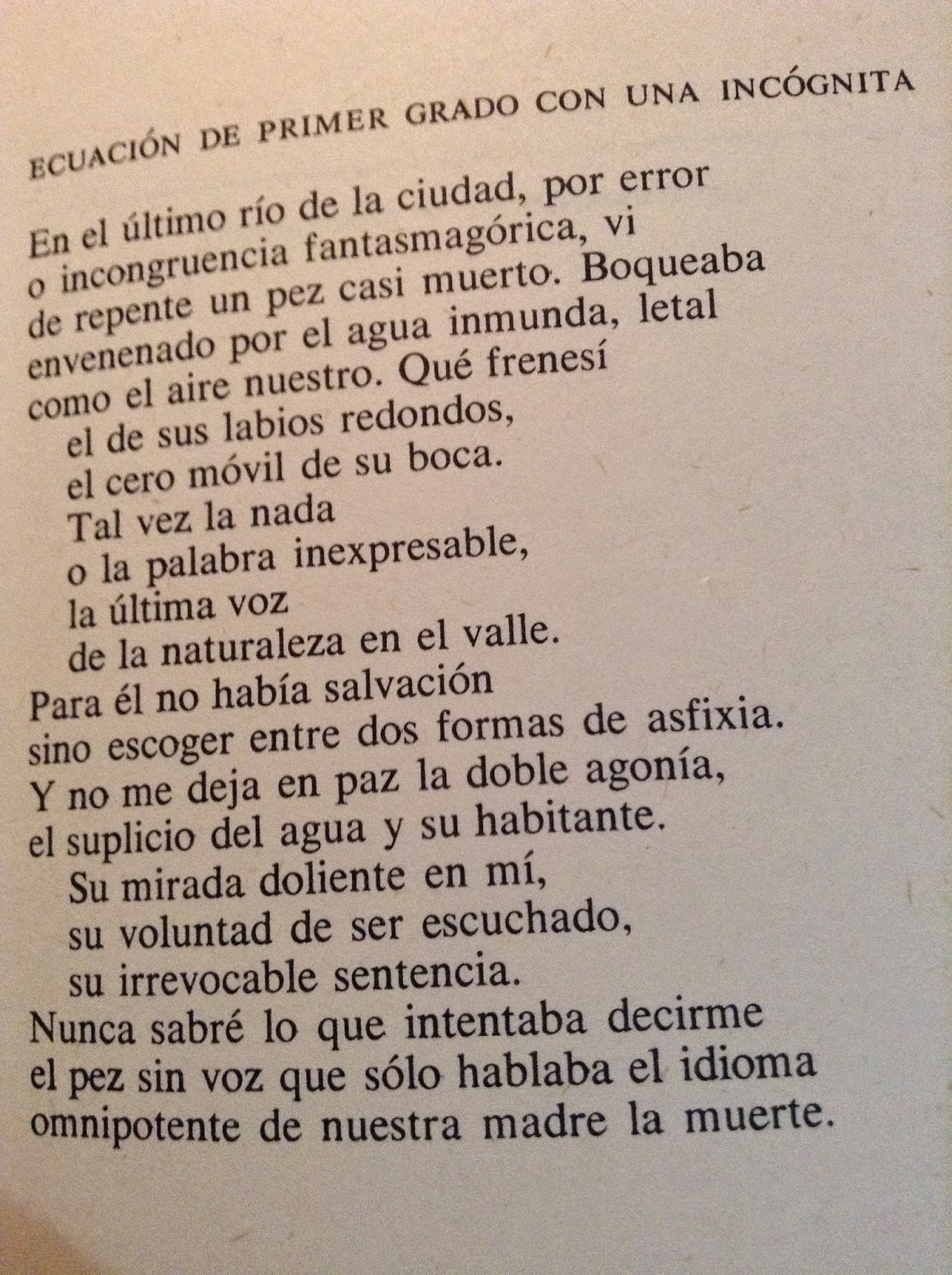 Mexicana XX José Emilio Pacheco, Poemas (reescritura)