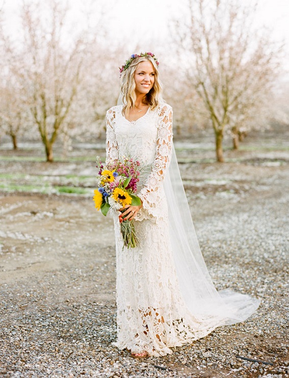 cosas de la abuela: vestidos de novia hechos a crochet