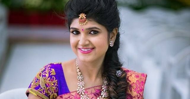 Indian Dresses Pattu Saree And Fish Tail Braid