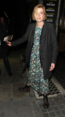 Agyness Deyn Print Dress