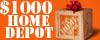Home Depot $1000.00 gift card