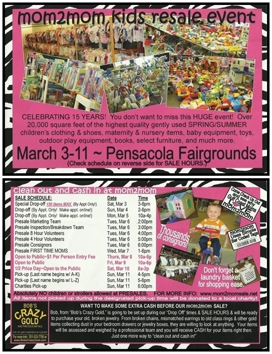 Red Alert Consignment Sales For Children In Pensacola Spring