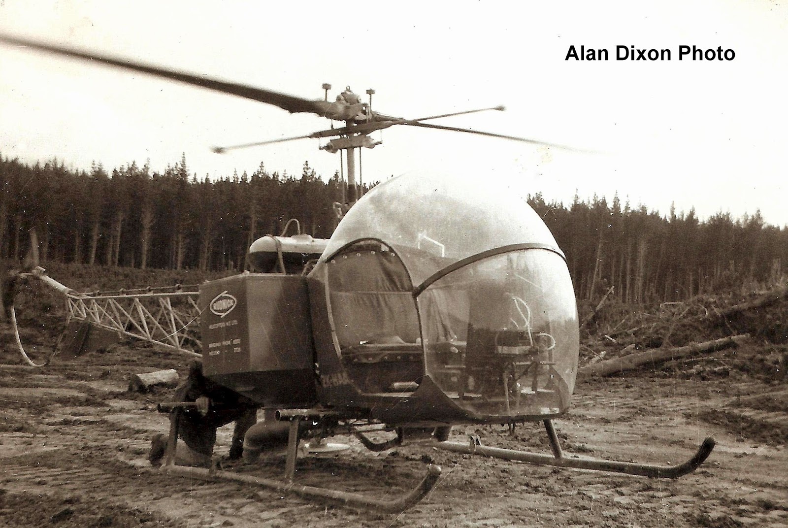 NZ Civil Aircraft One of Our Earliest New Zealand Helicopters Bell