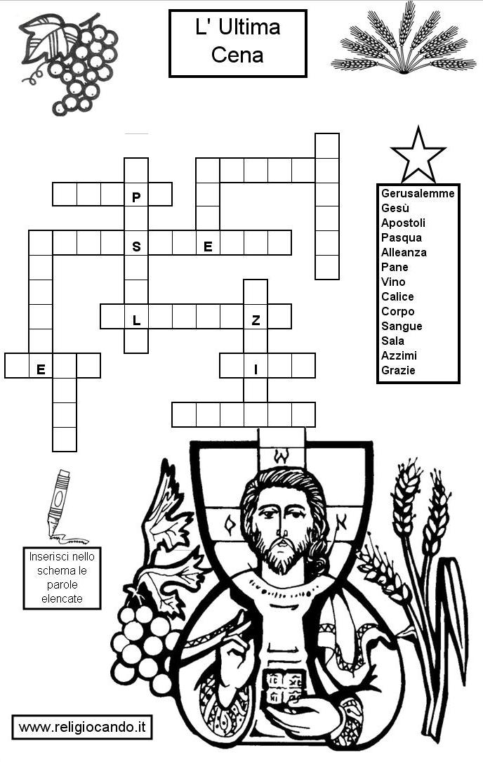 Immagini Ultima Cena Per Bambini Da Colorare