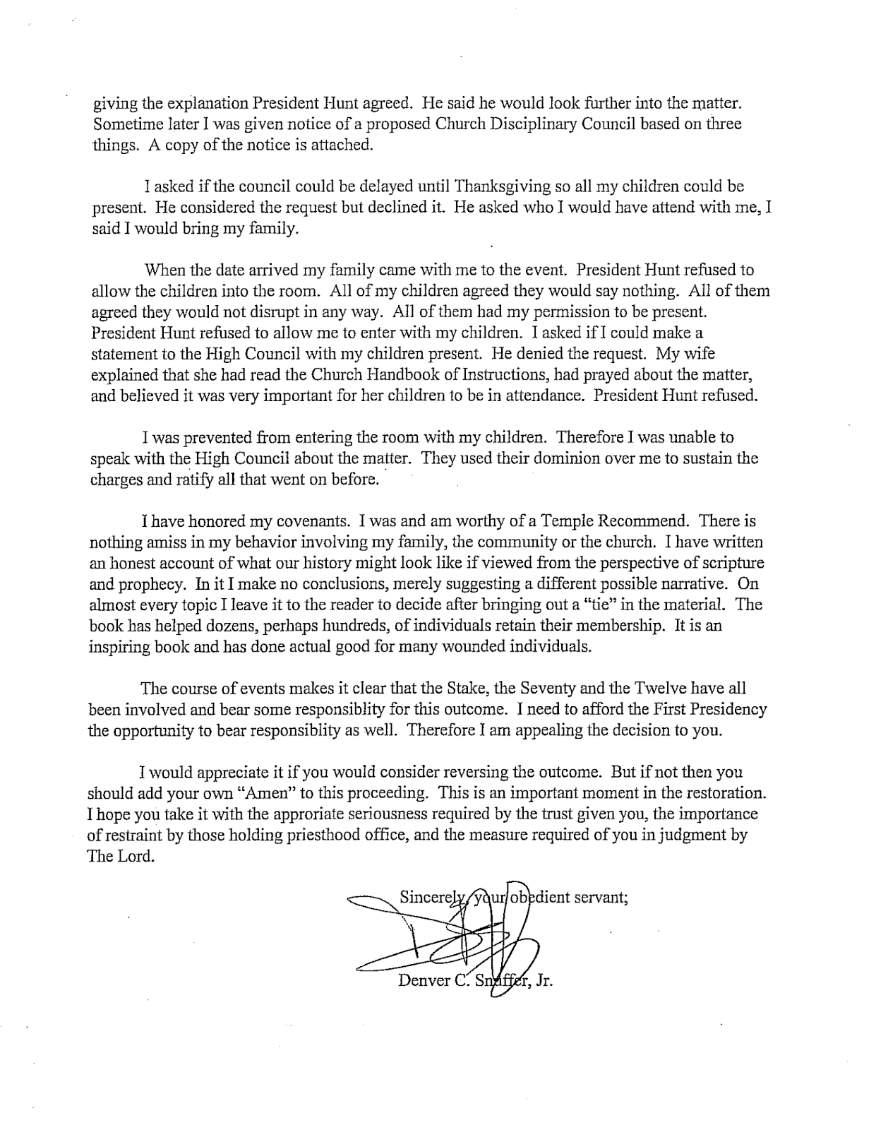appeal letter