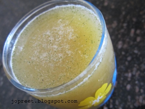 green apple juice green apple juice