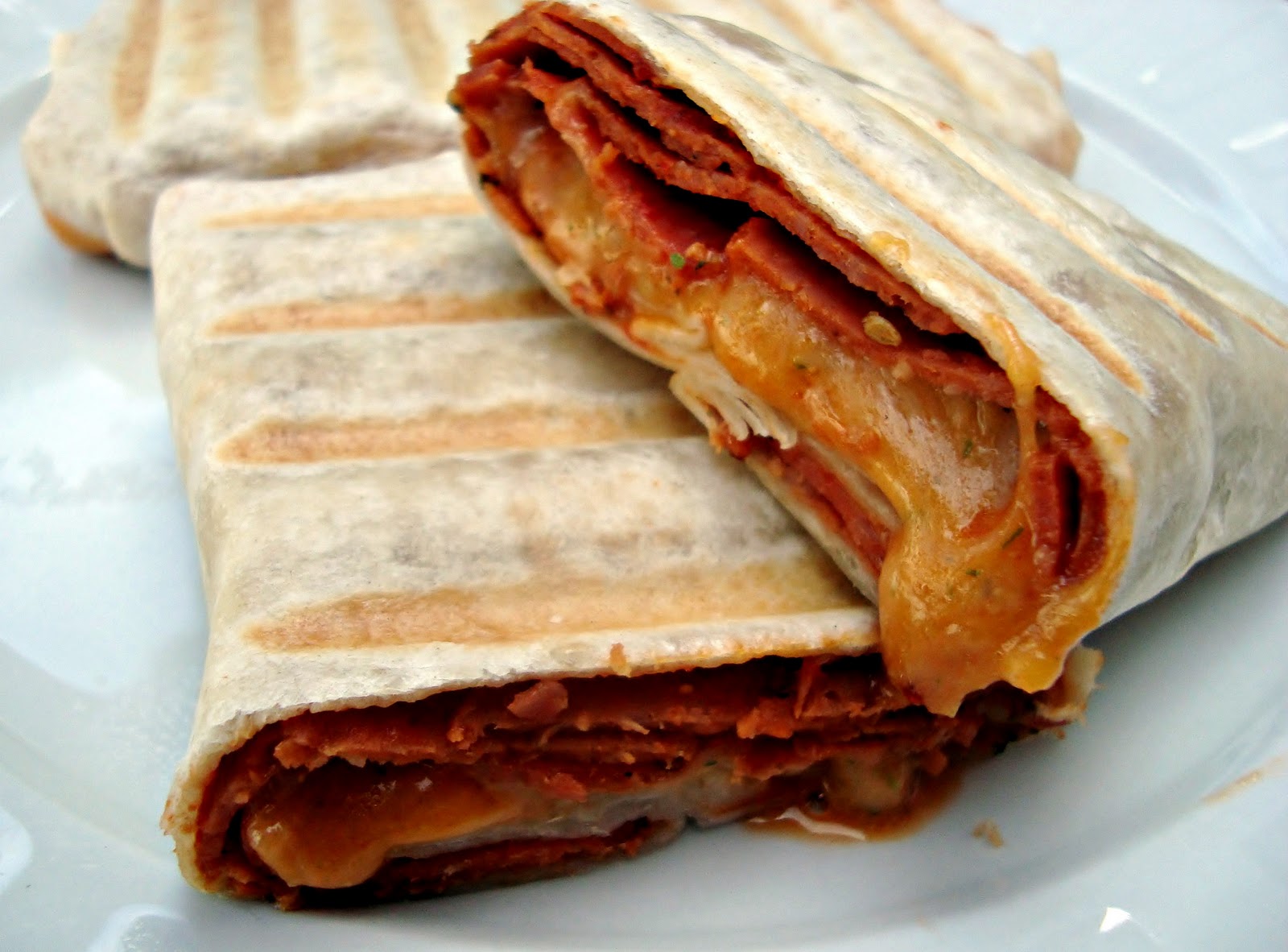 Grilled Pizza Burrito Julie's Eats & Treats