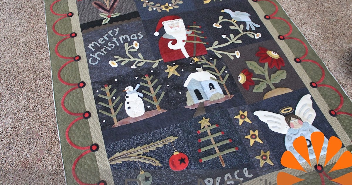 Piece N Quilt Christmas Quilt