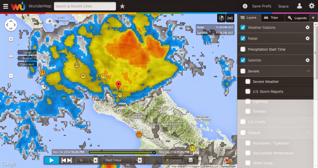 in this map you can see that the pressure ranges from 1012 mb 1016 mb there aren t any areas of high and low pressures in central america in this map you can see that the pressure ranges from 1012 mb 1016 mb there aren t any areas of high and low pressures in central america