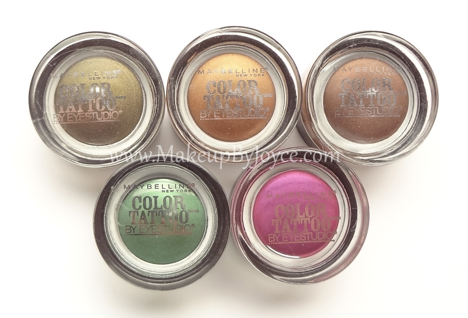 MakeupByJoyce ** ! Review + Swatches Maybelline Color Tattoo 24HR