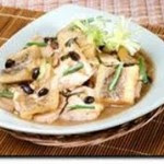Marinate snapper with corn starch until blended FISH TOFU RECIPE
