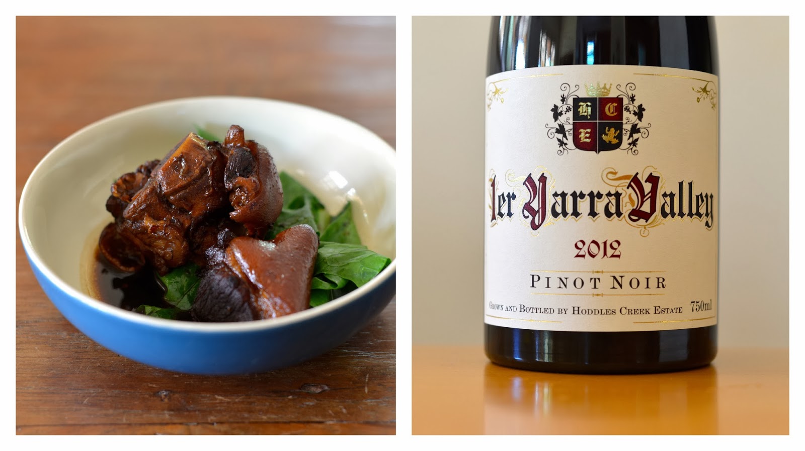 Ginger and black vinegar with pork hock Wino sapien