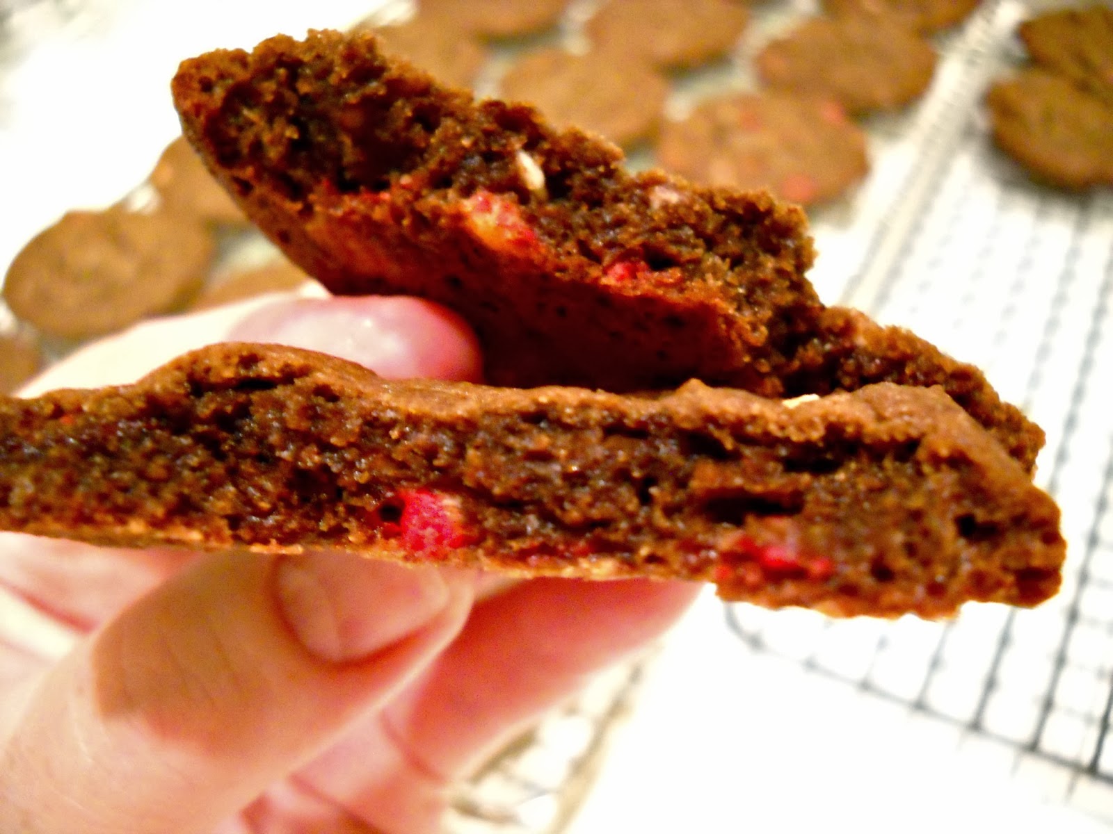 Bake It With Booze! Peppermint Kahlua Chocolate Cookies