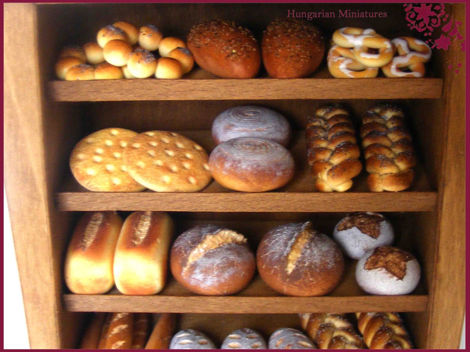 My tiny world Dollhouse miniatures Breads