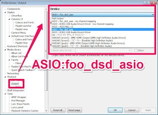 Prayback > Output から行けます Prayback > Output から行けます