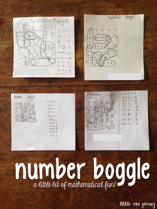 Teaching Blog Round Up Number Boggle {with links to FREEBIES!}