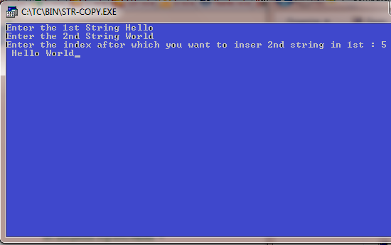 Program in C to Copy a String to Another Program in C to Copy a String to Another