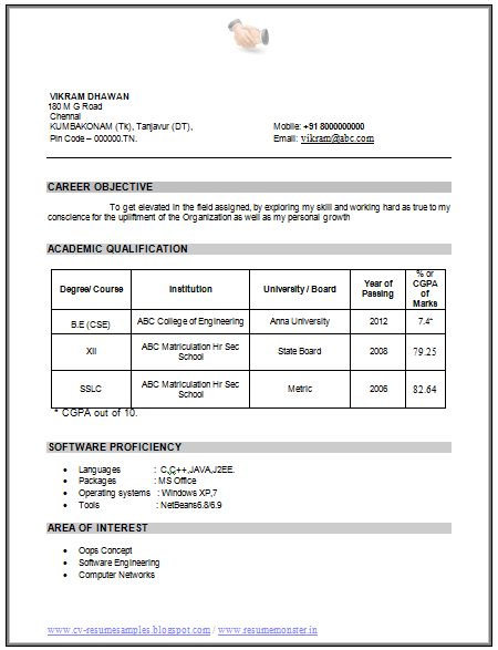 computer science cv