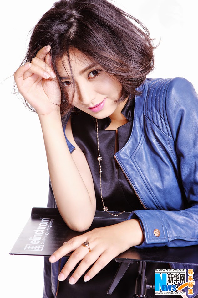 Lan Xi poses for fashion photo shoot China Entertainment News