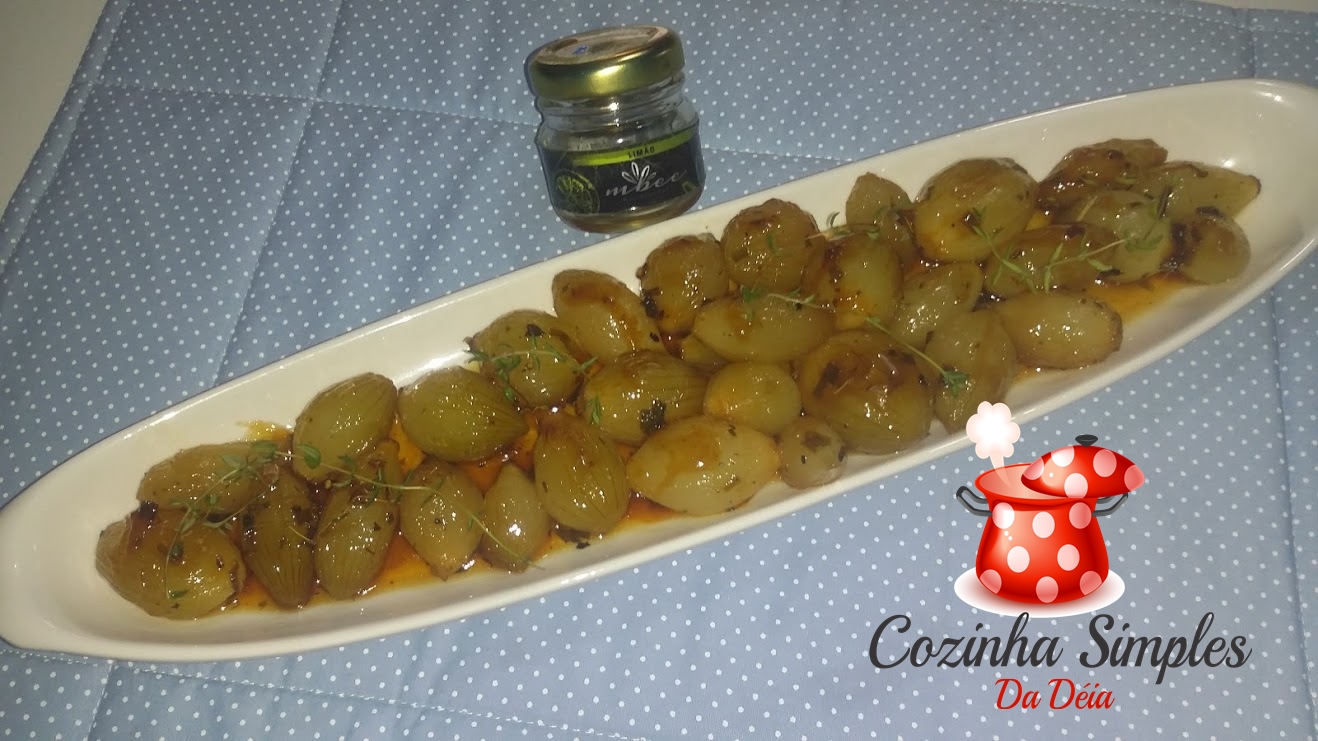 Mini cebolas agridoces no mel de limão Cozinha Simples da Deia # Mini Cozinha Simples Mini cebolas agridoces no mel de limão Cozinha Simples da Deia # Mini Cozinha Simples