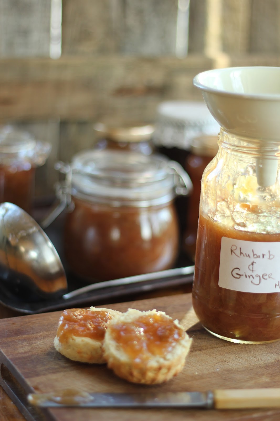 Rhubarb & Ginger Jam Nessa's Family Kitchen