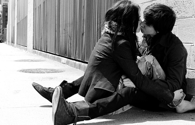 Romance, couple, kissing, just kids Romance, couple, kissing, just kids