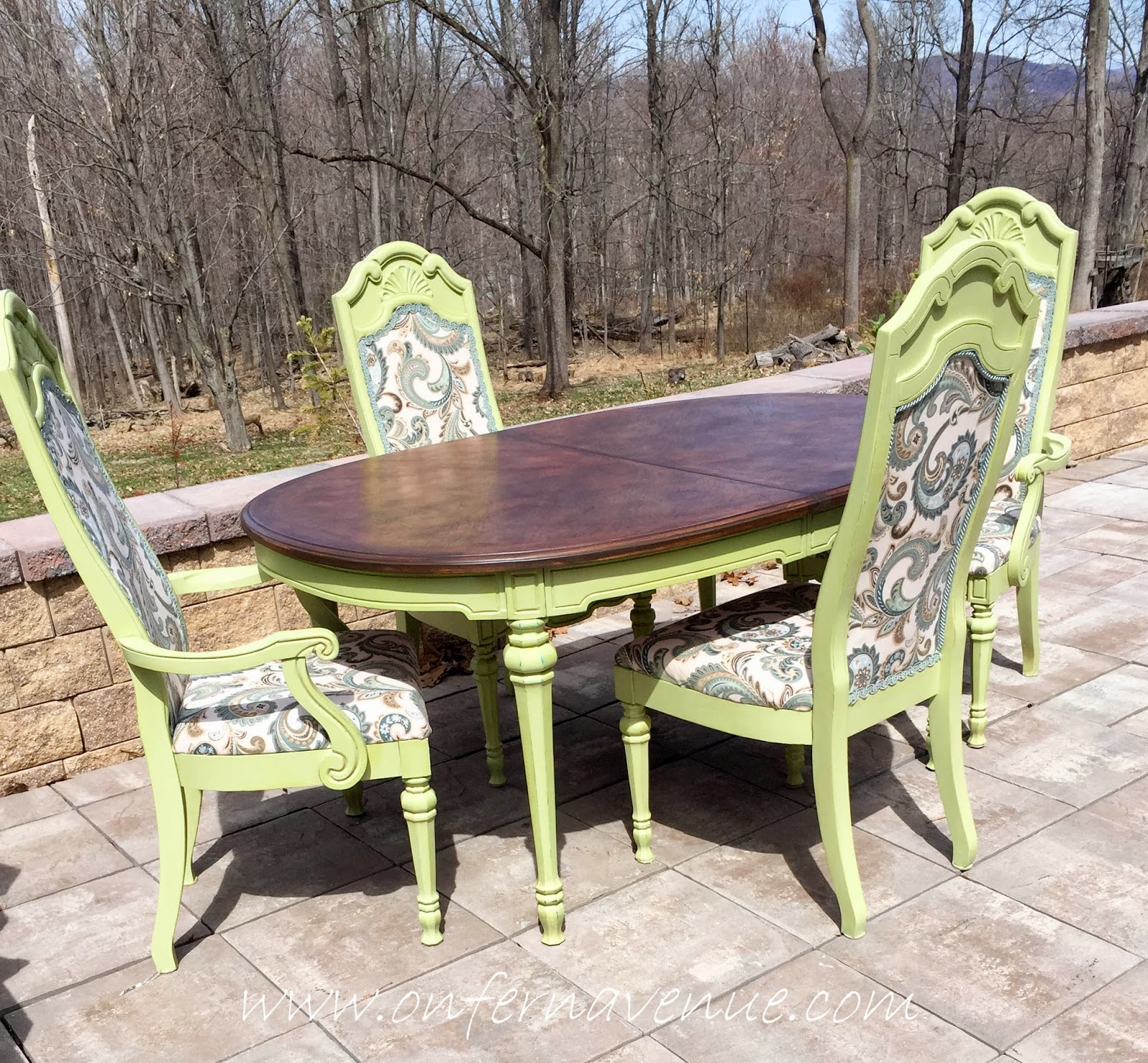 Dining Room Table Chairs Makeover Using Repurpose Chroma