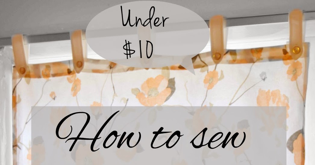 Vikalpah How to sew Tab Top Curtains under 10