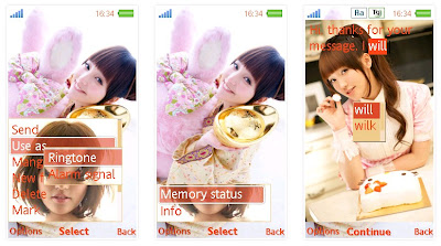 金莎SonyEricsson手機主題for Aino﹝240x432﹞