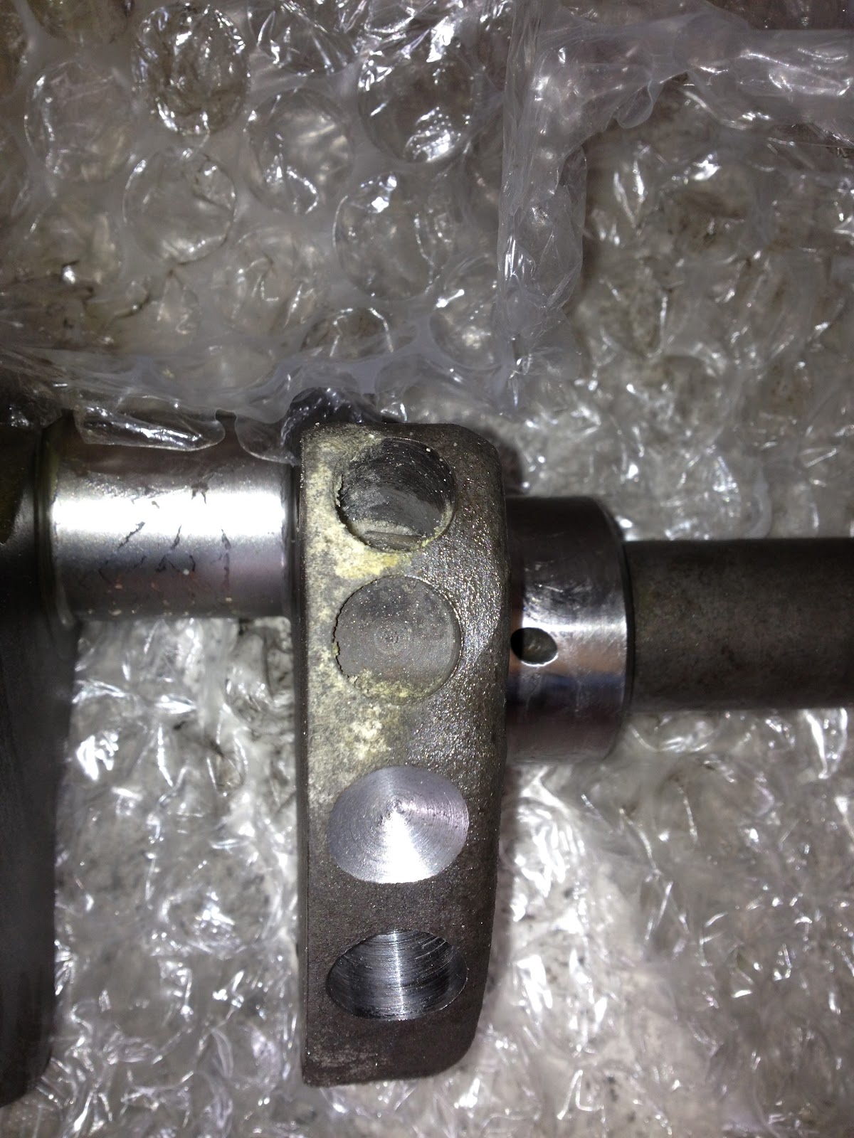 Triumph V8 Engine Rebuild Crankshaft Balanced and Piston Install Begins