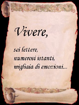 Voglia di vivere.