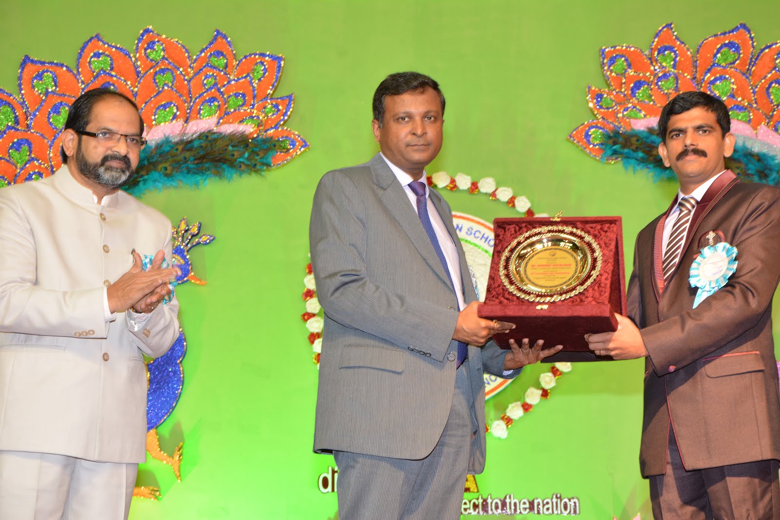 Dr J Francis Borgio felicitates His Excellency the Indian Deputy Chief of Mission at IISD