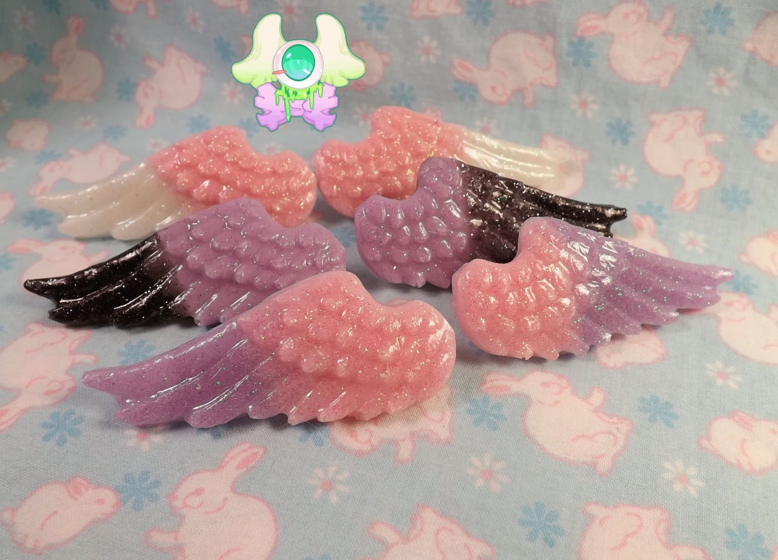 Sammy's Jewels Angel Wing Hair Clips