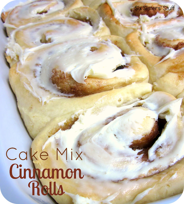 Cake Mix Cinnamon Rolls Recipe Six Sisters' Stuff