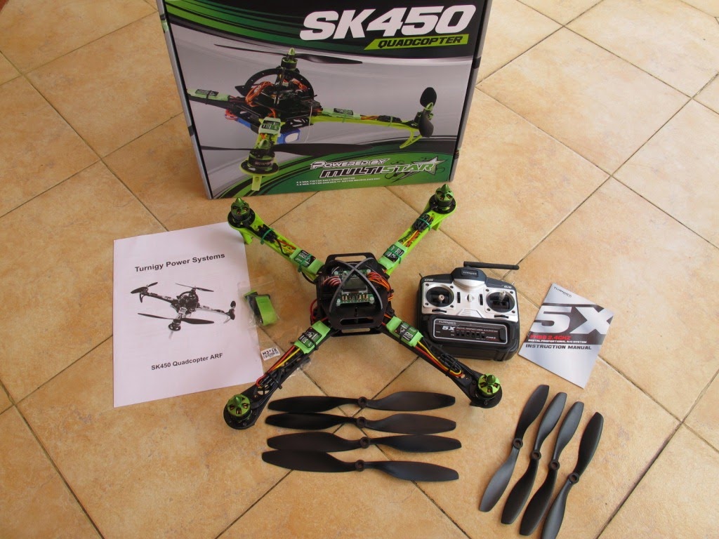 Maximus Radio Control TURNIGY SK450 QUADCOPTER READY TO FLY BRAND