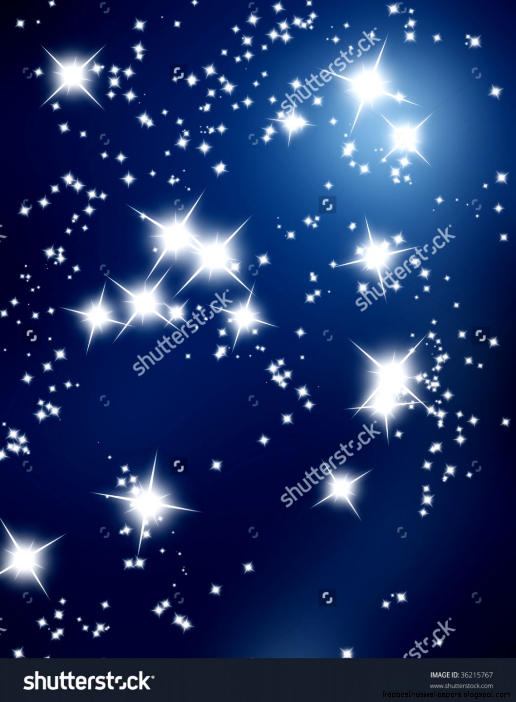 Bright Stars On A Dark Blue Background Stock Photo 36215767 Bright Stars On A Dark Blue Background Stock Photo 36215767